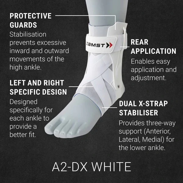 Ortéza na kotník Zamst A2-DX - white